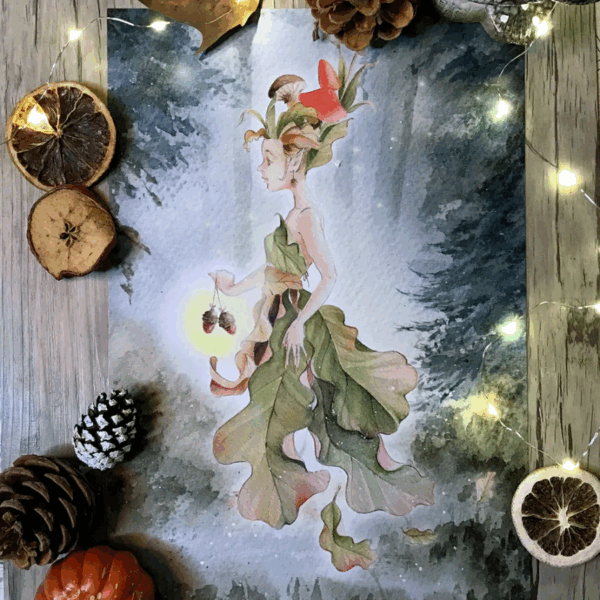 AFFICHE A4 - LA MESSAGERE DE L'AUTOMNE