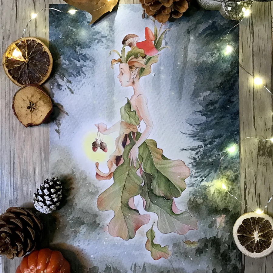 AFFICHE A4 - LA MESSAGERE DE L'AUTOMNE