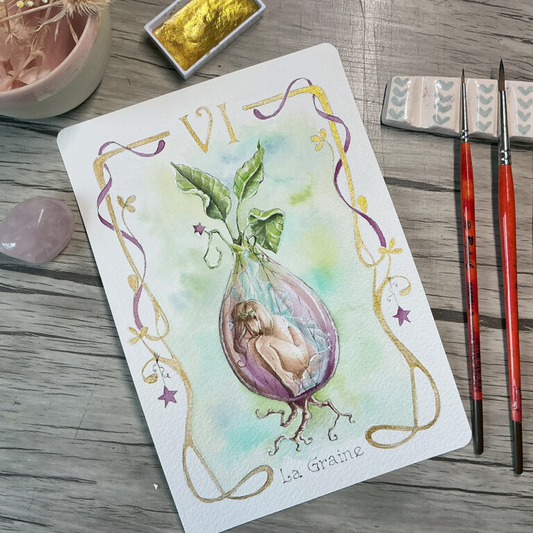 Carte 2 La Graine Formation Oracle Virginie Lucas Vinnylu Création